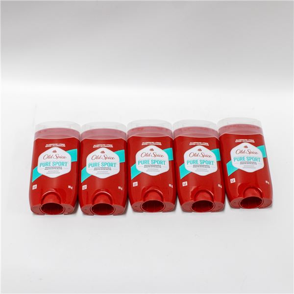 REPACKED 5 X 85G OLD SPICE PURE SPORT DEODORANT