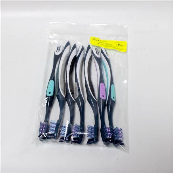 REPACKED 7PK ORAB;-B CRISS-CROSS MEDIUM TOOTHBRUSH