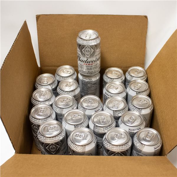REPACKED 22 X 355ML BUDWEISER 0.0% ALCOHOL