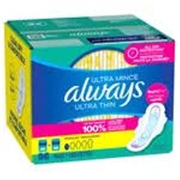 96 PADS ALWAYS ULTRA THIN REGULAR