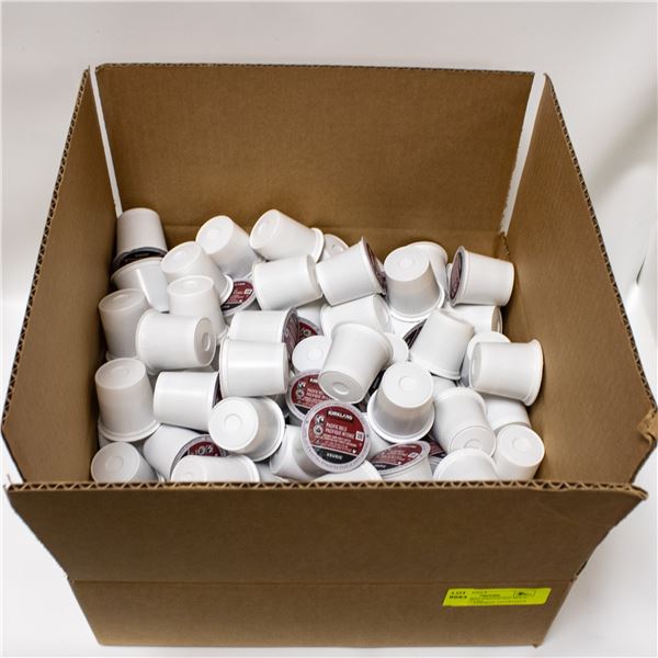 BOX OF KIRKLAND PACIFIC BOLD COFFEE K CUPS