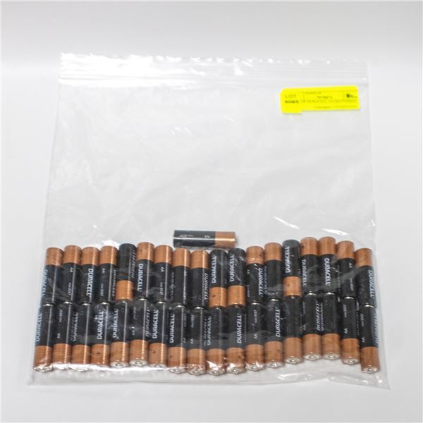 BAG OF DURACELL AA BATTERIES