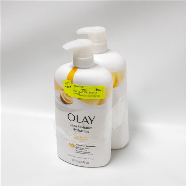 2 X 887ML OLAY SHEA BUTTER BODY WASH