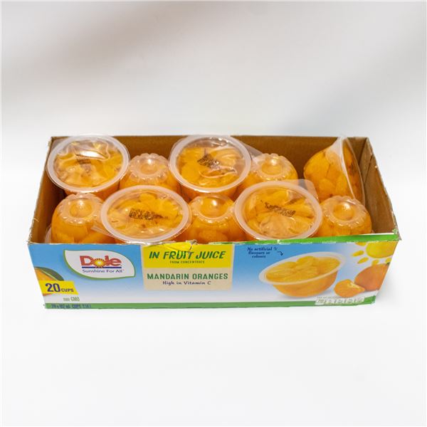 NEW W BOX 20 X 107ML DOLE MANDARIN ORANGES