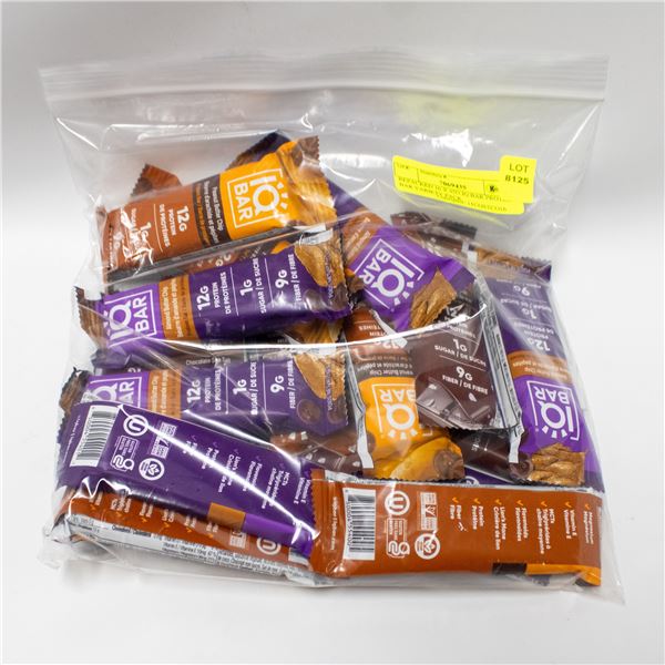 REPACKED 16 X 45G IQ BAR PROTEIN BAR VARIETY PACK
