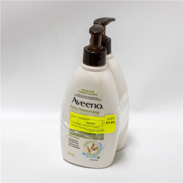 2 X 354ML AVEENO DAILY MOISTURIZING FACIAL CLEANSE