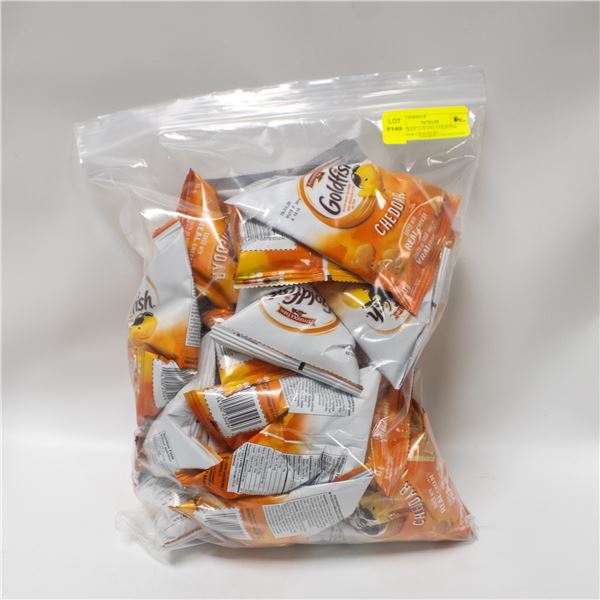 REPACKED 24 X 43G GOLDFISH CHEDDAR CRACKERS