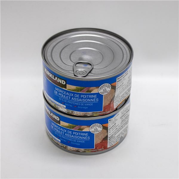 2 X 354G KIRKLAND SEASONED CHUNKS CHICKEN BREAST