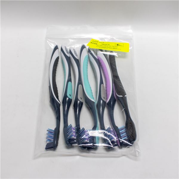 REPACKED 7PK ORAL-B CROSS ACTION TOOTHBRUSHES MED