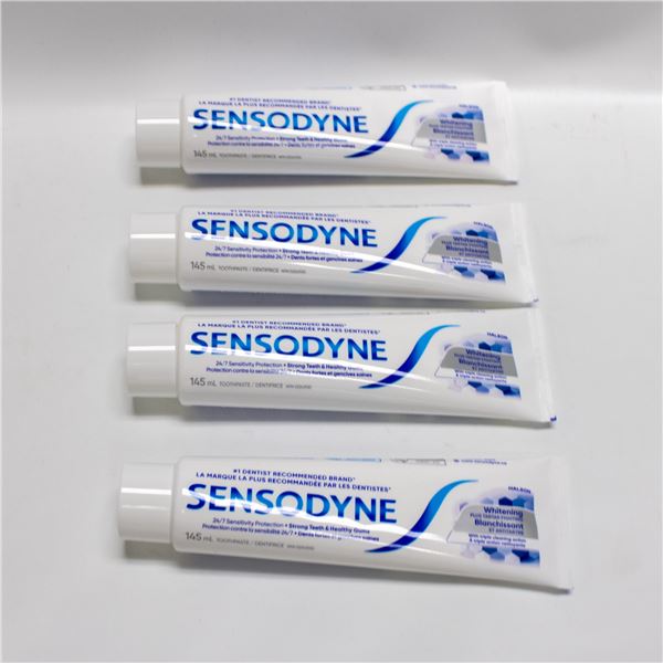 REPACKED 4 X 145ML SENSODYNE TOOTHPASTE