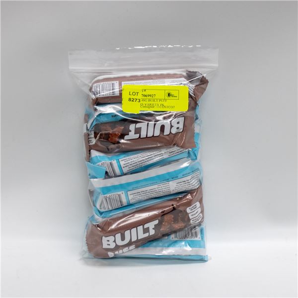 REPACK 10 X 40G BUILT PUFF PROTEIN BARS VARIETY PK