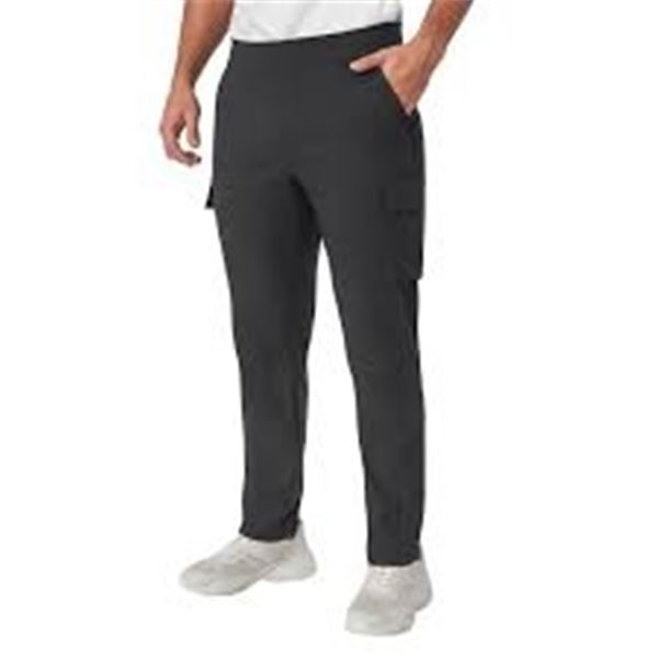 NEW MONDETTA WARP KNIT PANTS GREY MEDIUM