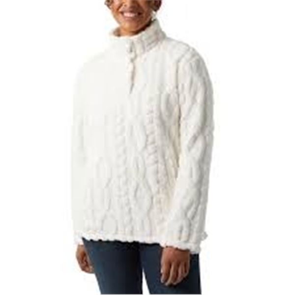 NEW 32D SHERPA PULLOVER SMALL