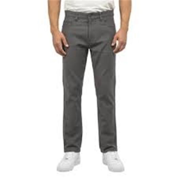 NEW JACHS 5 POCKET PANTS GREY SIZE 34 X 32