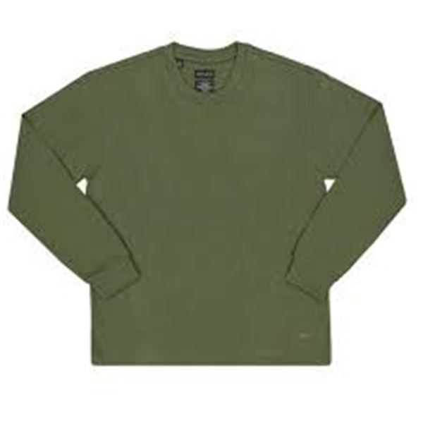 NEW BUFFALO LONG SLEEVE TOP DARK GREEN MEDIUM