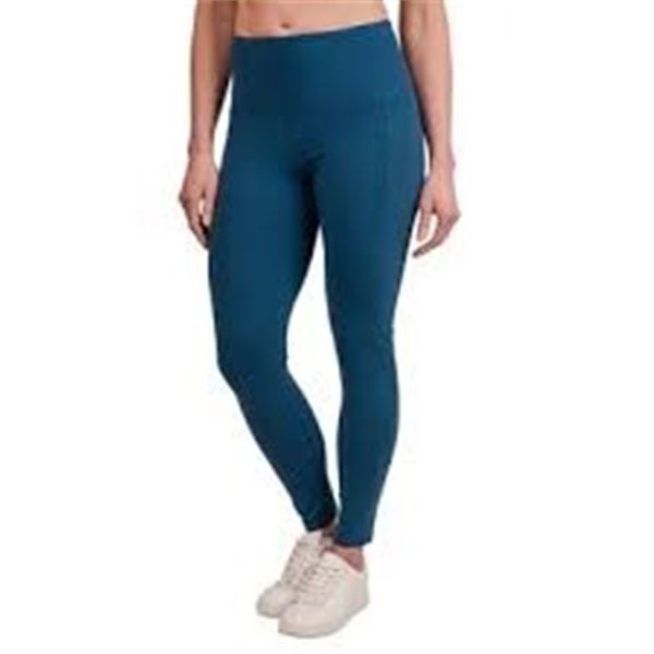 NEW TUFF WOMENS LEGGINGS BLUE MEDIUM