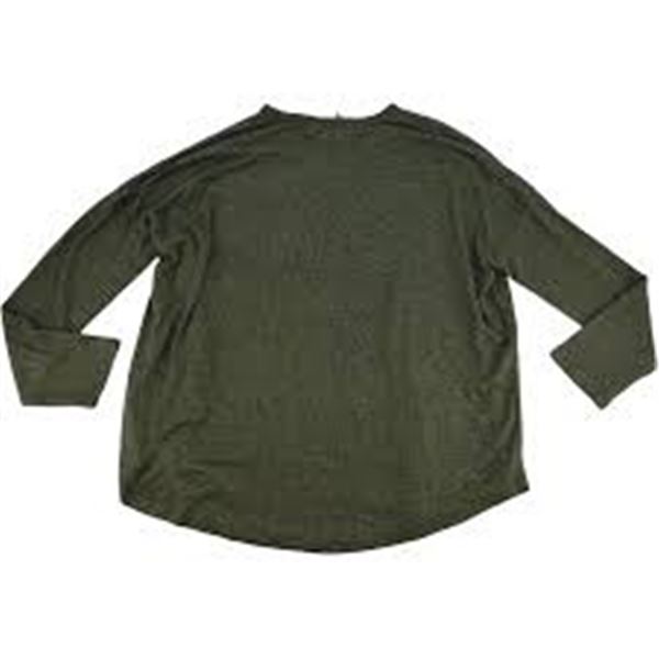 NEW BUFFALO LONG SLEEVE TOP GREEN XXL