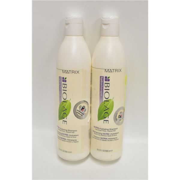 (2)X500ML MATRIX BIOLAGE ULTRA-HYDRATING SHAMPOO