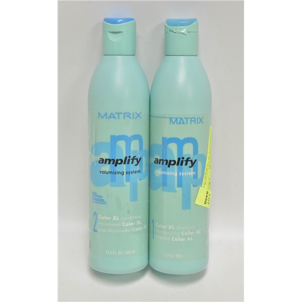 2 MATRIX AMPLIFY XL CONDITIONER 400 ML BOTTLES