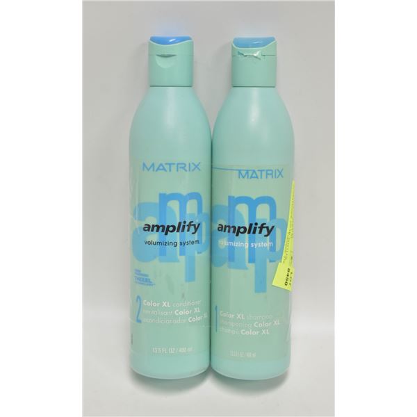 2 MATRIX AMPLIFY XL CONDITIONER 400 ML BOTTLES