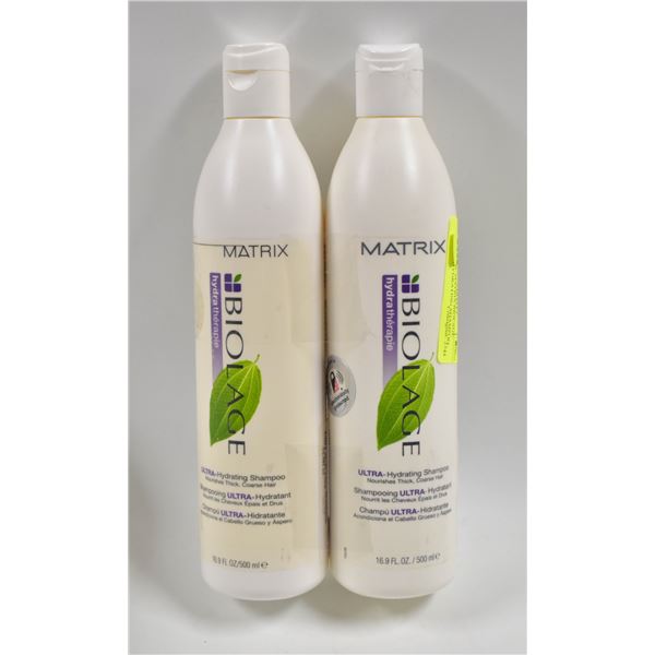 (2)X500ML MATRIX BIOLAGE ULTRA-HYDRATING SHAMPOO