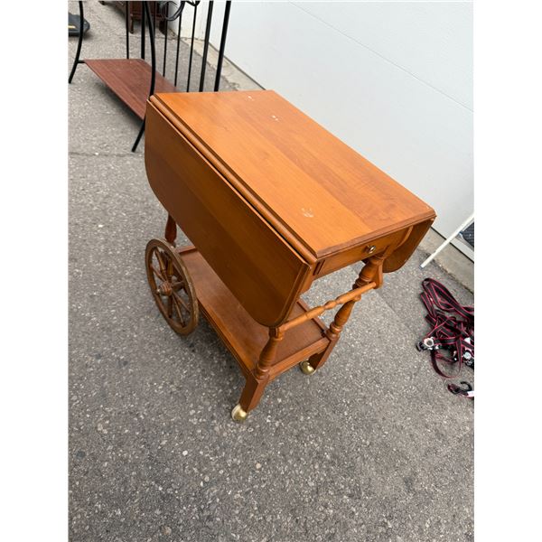 Tea cart with Drop sides