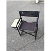 Image 1 : Outbound folding camp chair with side table attached