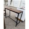 Image 1 : Entry or sofa table measures 47"" x 35 1/2 inch stall