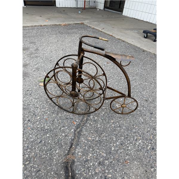 Bike wine rack stand