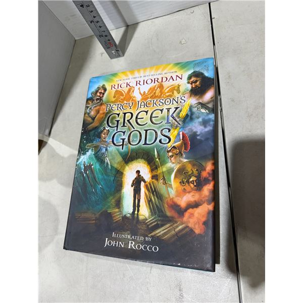Greek gods hardcover book