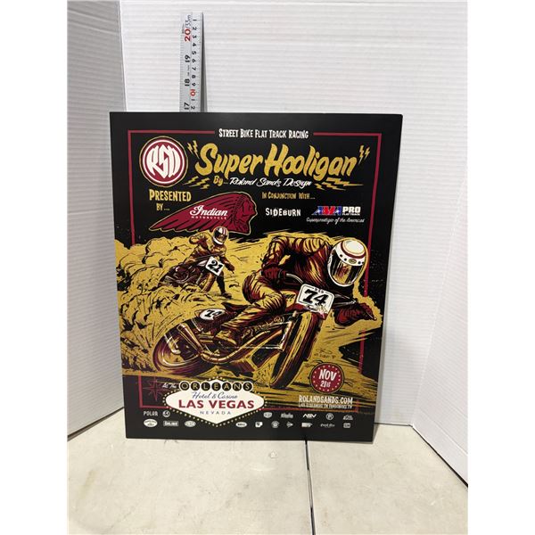 Indian motorcycle poster 16" x 20"