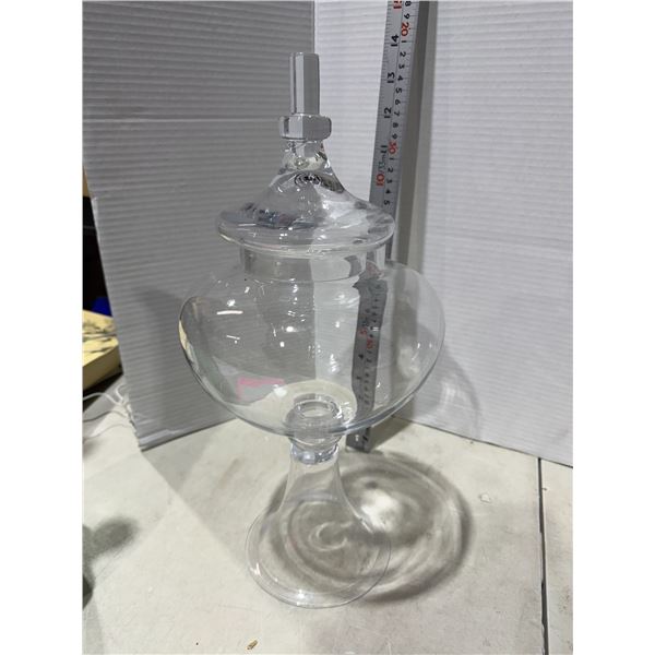 G 16 inch APOTHECARY jar, Refund