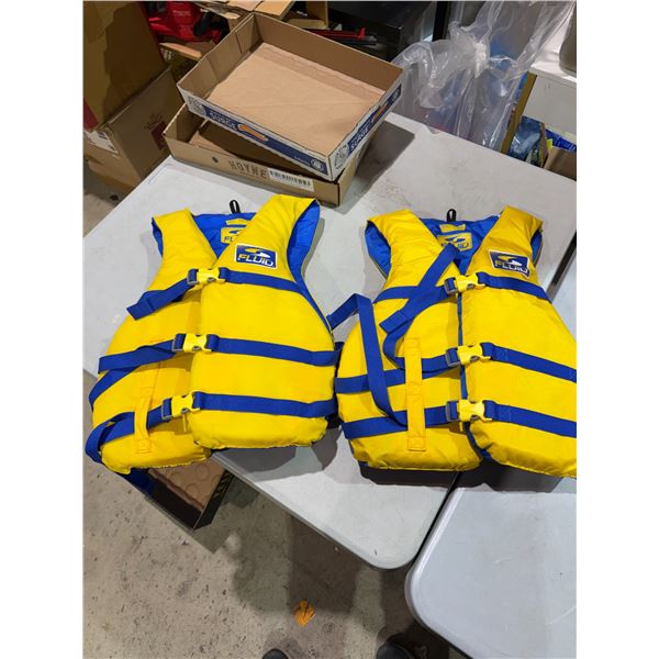 Fluid adult size large lifejackets