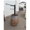 Image 1 : Wine barrel plant stand
