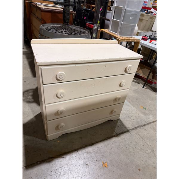 Dresser measures 37" x 17" x 34 1/2" tall