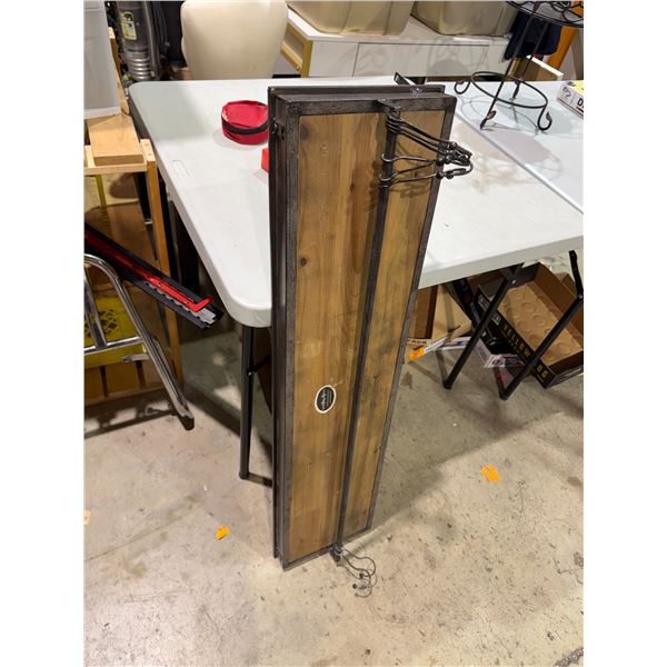 Shelf with hangers measure 42 inches