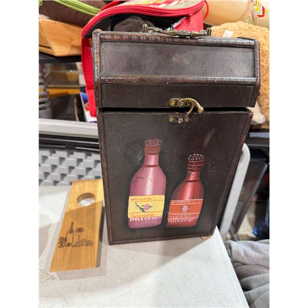 Wine box and hold