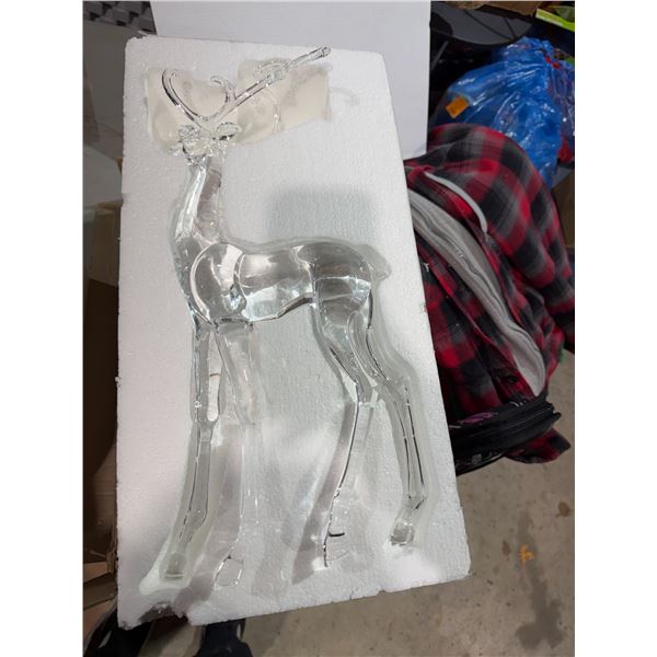 Acrylic deer decor