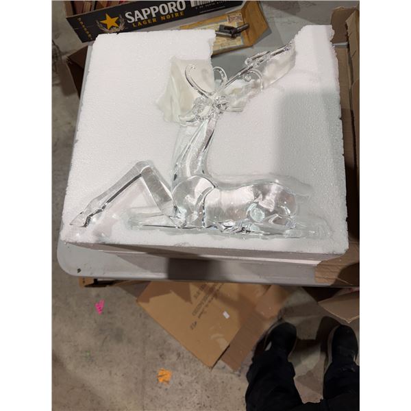Acrylic deer decor