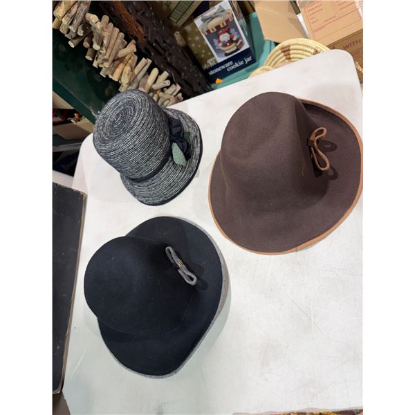 Three hats