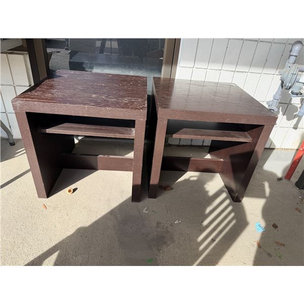End tables Measure 22" x 22" x 22"