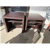 Image 1 : End tables Measure 22" x 22" x 22"