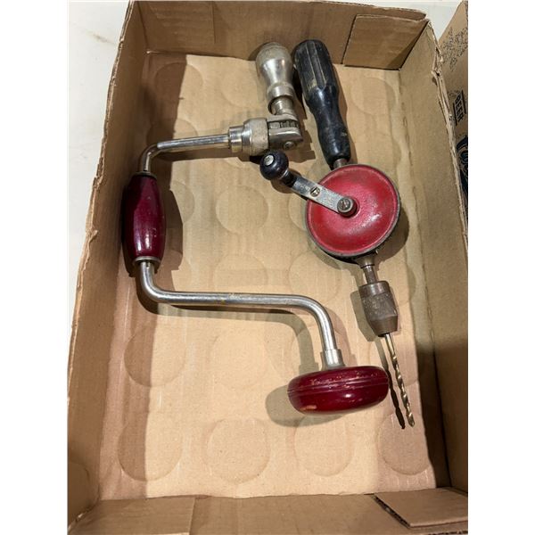 Hand drill drills