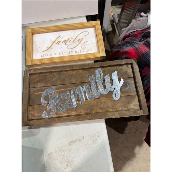 Family signs