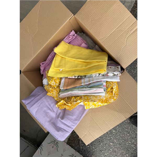 Assorted linens