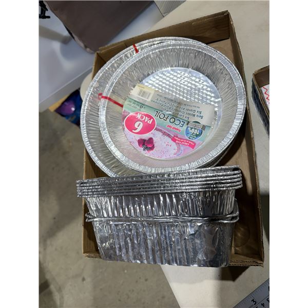 Disposable foil, baking dishes