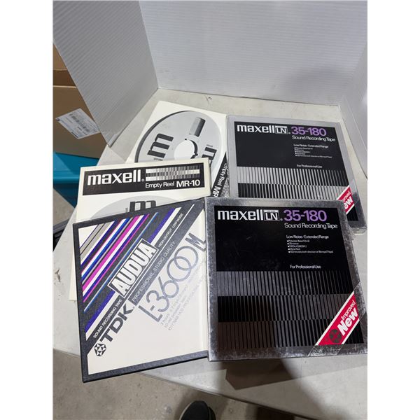 Sound record, recording tapes