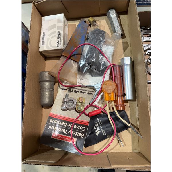 Battery, terminals, and other items