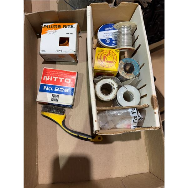 Solder and other items