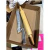 Image 1 : Knife, rolling pin